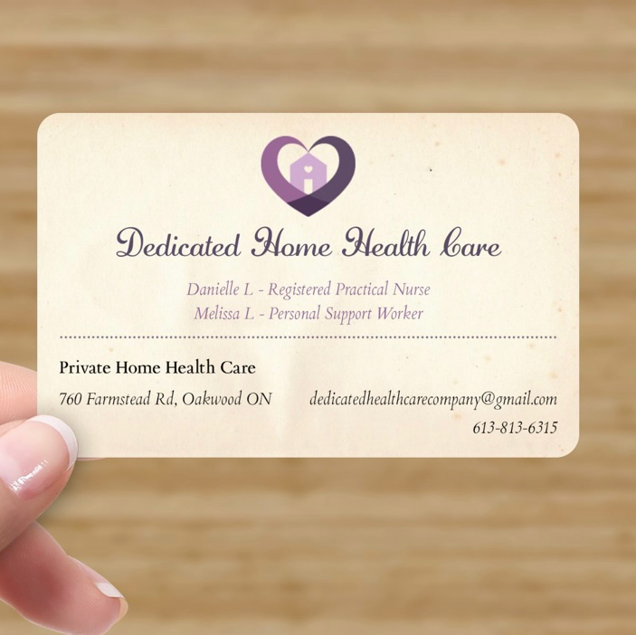 DEDICATED HOME HEALTH CARE | 760 Farmstead Rd, Oakwood, ON K0M 2M0, Canada | Phone: (613) 813-6315