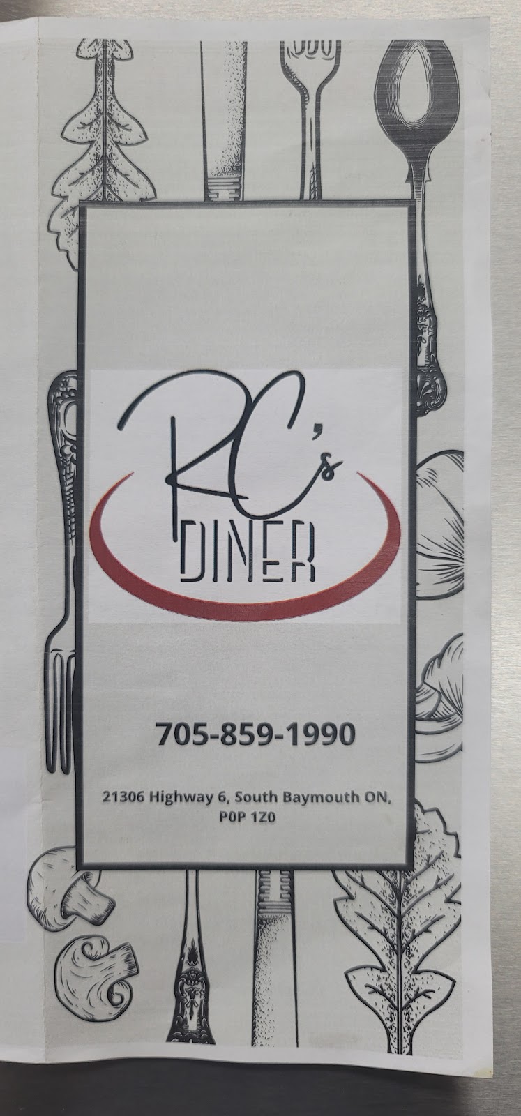 RCs Diner | 21306 Highway 6 island, South Baymouth, ON P0P 2J0, Canada | Phone: (705) 859-1990