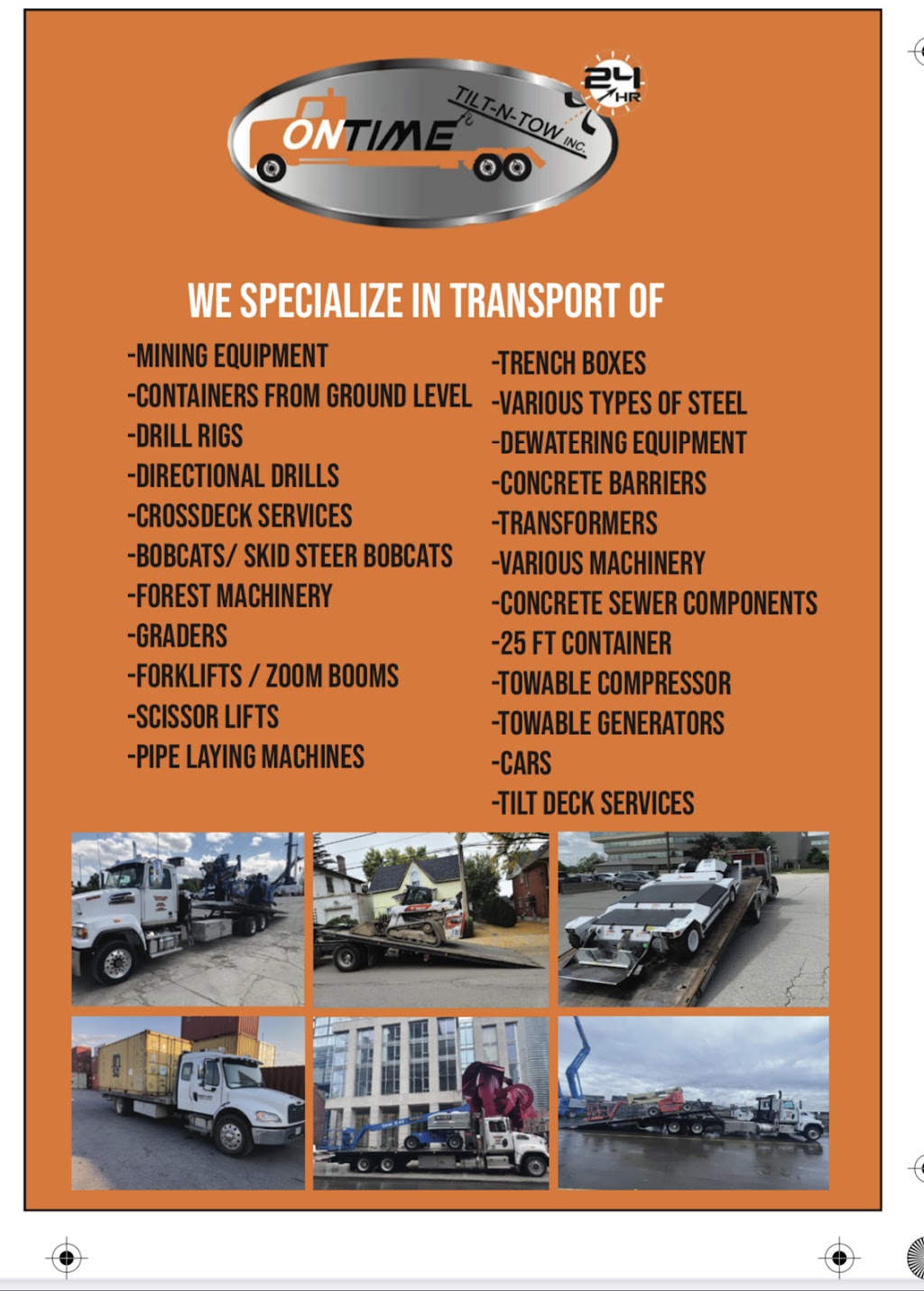OnTime Tilt-N-Tow Inc | 1916 Brookside Blvd, Winnipeg, MB R3C 2E6, Canada | Phone: (204) 805-6689