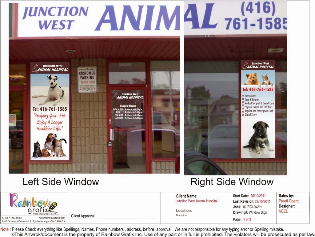 Junction West Animal Hospital | 3466 Dundas St W #2, York, ON M6S 2S1, Canada | Phone: (416) 761-1585