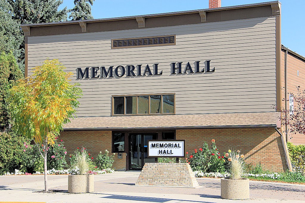 Memorial Hall | 423 Grand Ave, Indian Head, SK S0G 2K0, Canada | Phone: (306) 695-2203