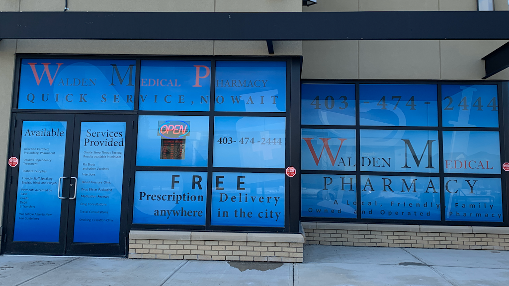 Walden Medical Pharmacy | SE, 19606 Walden Blvd #110, Calgary, AB T2X 4C3, Canada | Phone: (403) 474-2444