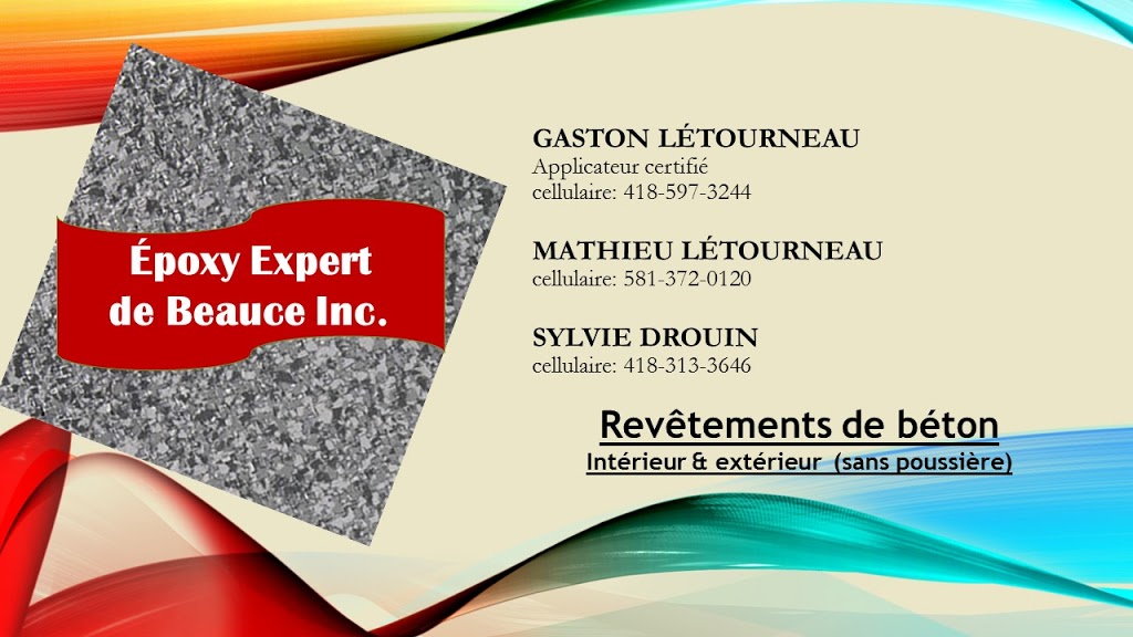 Epoxy Expert de Beauce inc. | 485 Rang Marlow, Saint-Théophile, QC G0M 2A0, Canada | Phone: (418) 597-3244