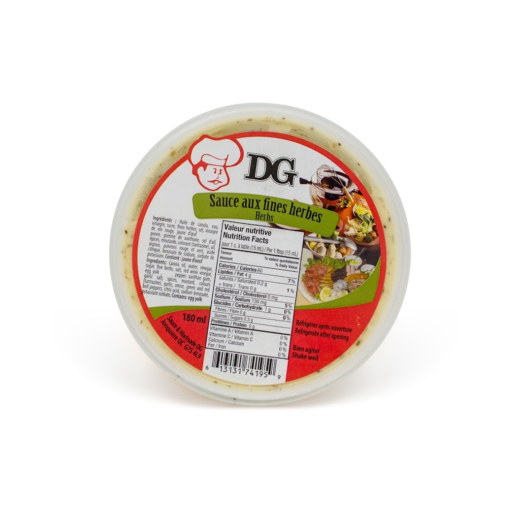 Sauces et Marinades DG | 2920 Rte du Lac O, Alma, QC G8B 5V2, Canada | Phone: (418) 769-2441