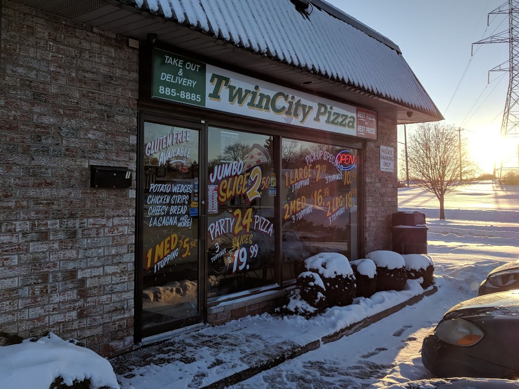 Twin City Pizza | Glen Forrest Plaza, 500 Glen Forrest Blvd unit #1, Waterloo, ON N2L 5G4, Canada | Phone: (519) 885-8885