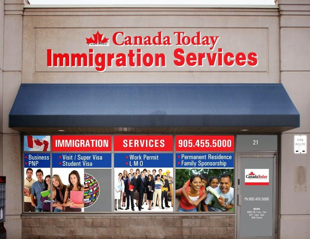 Canada Today Immigration Services | 80 Pertosa Dr #21, Brampton, ON L6X 5E9, Canada | Phone: (905) 455-5000