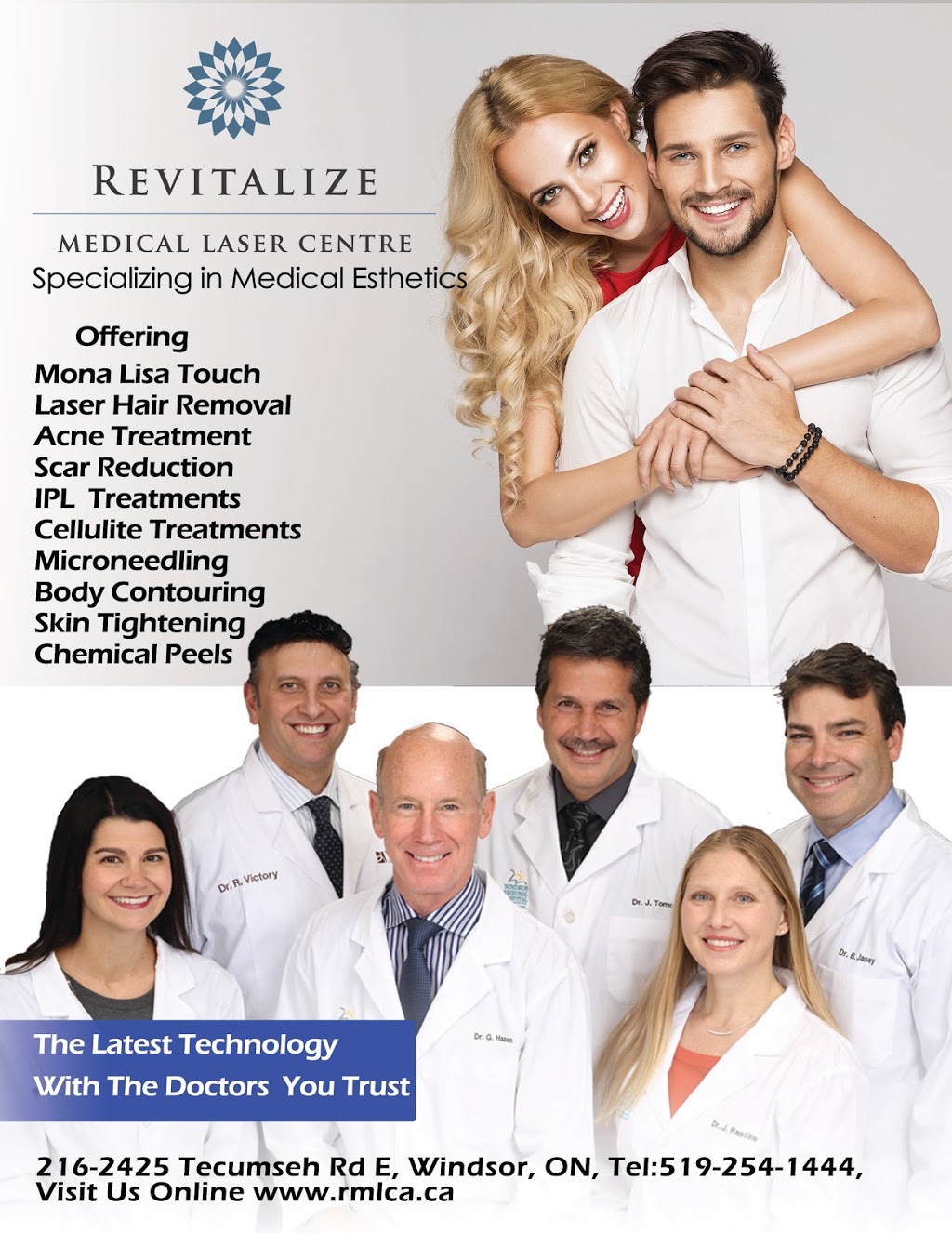 Revitalize Medical Laser Centre | 216-2425 Tecumseh Rd E, Windsor, ON N8W 1E6, Canada | Phone: (519) 254-1444