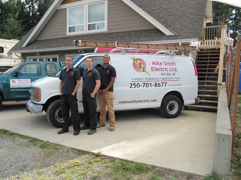 Mike Smith Electric Ltd | 1089 Bourban Rd, Mill Bay, BC V0R 2P2, Canada | Phone: (250) 701-8677