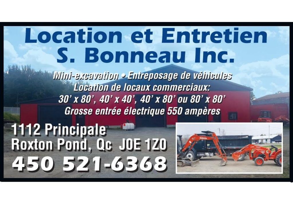 Location Et Entretien S Bonneau Inc - | 1112 Rue Principale, Roxton Pond, QC J0E 1Z0, Canada | Phone: (450) 521-6368
