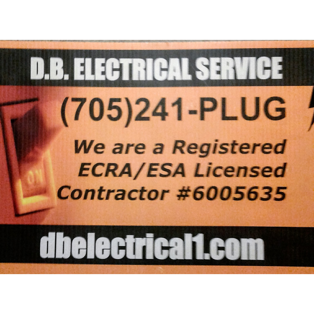 D.B. Electrical Service | electrician | 4 Fletcher St, Alliston, ON L9R 1V9, Canada | 7054352892 OR +1 705-435-2892