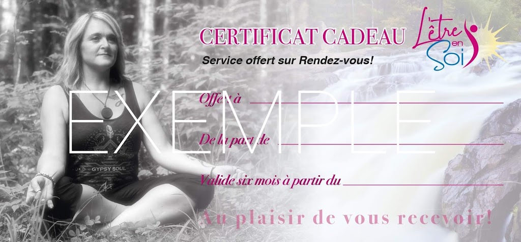 Lêtre en Soi | 1373 30e Rue, Saint-Georges, QC G5Y 8E7, Canada | Phone: (581) 722-0585