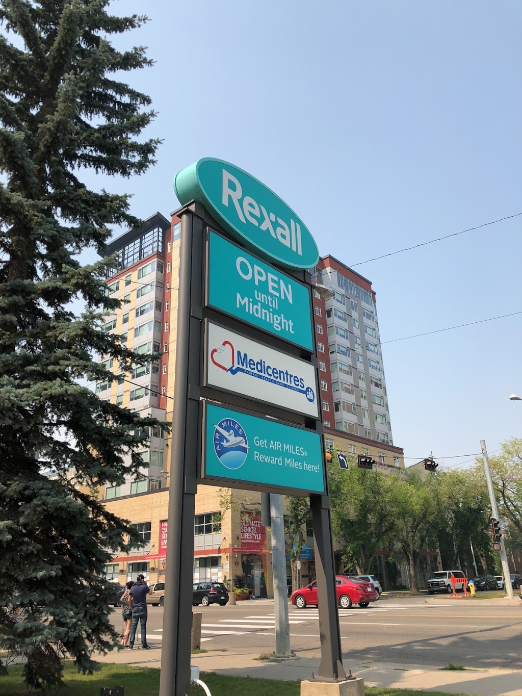 Rexall | convenience store | 11811 Jasper Ave, Edmonton, AB T5K 0N8, Canada | 7804822360 OR +1 780-482-2360