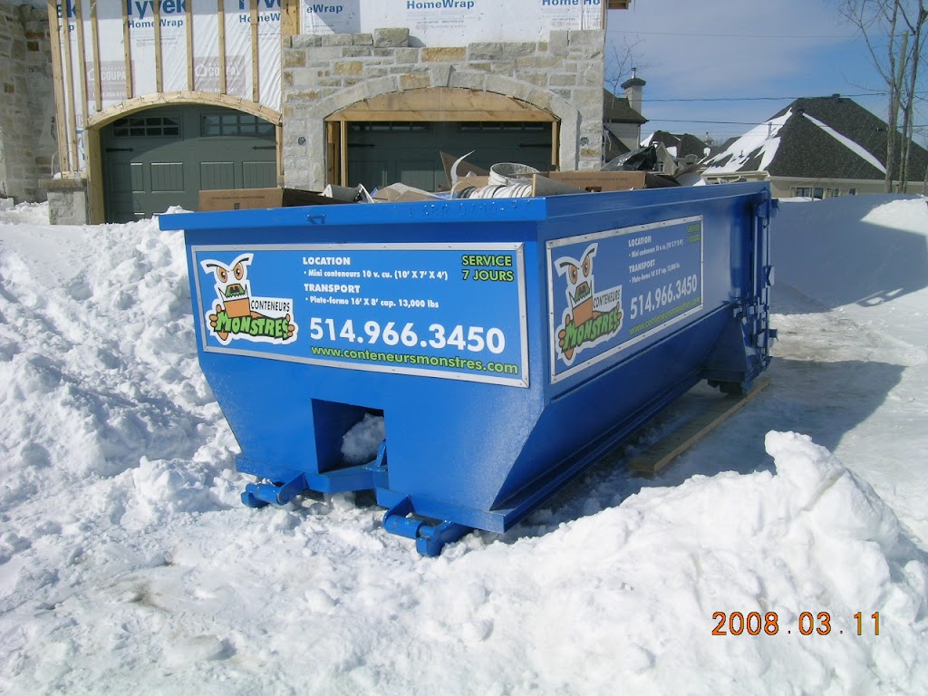 Conteneurs Monstres | 1390 Av. de la Gare, Mascouche, QC J7K 2Z2, Canada | Phone: (514) 966-3450