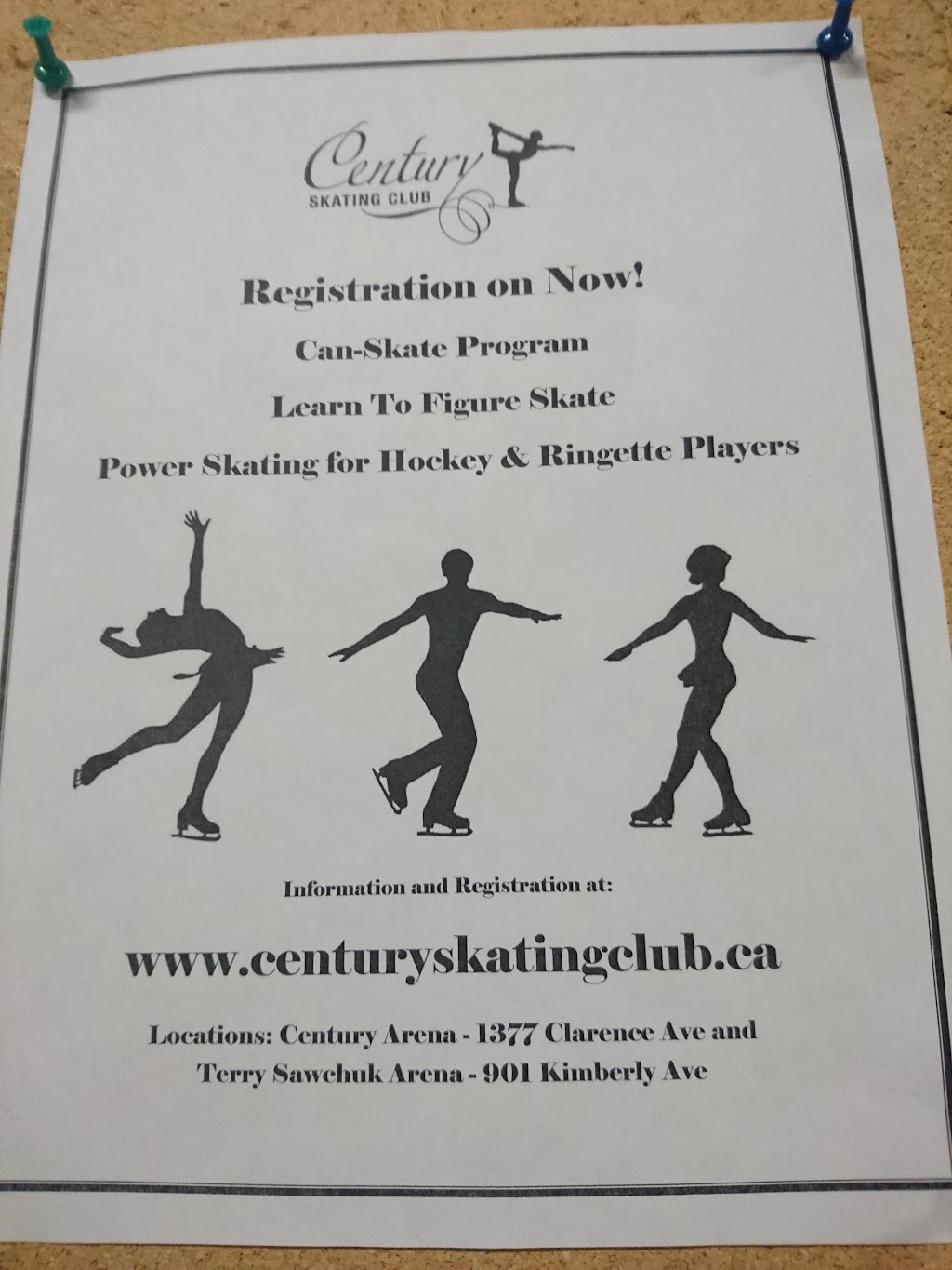 Century Arena | 1377 Clarence Ave, Winnipeg, MB R3T 1T4, Canada | Phone: (204) 510-1743