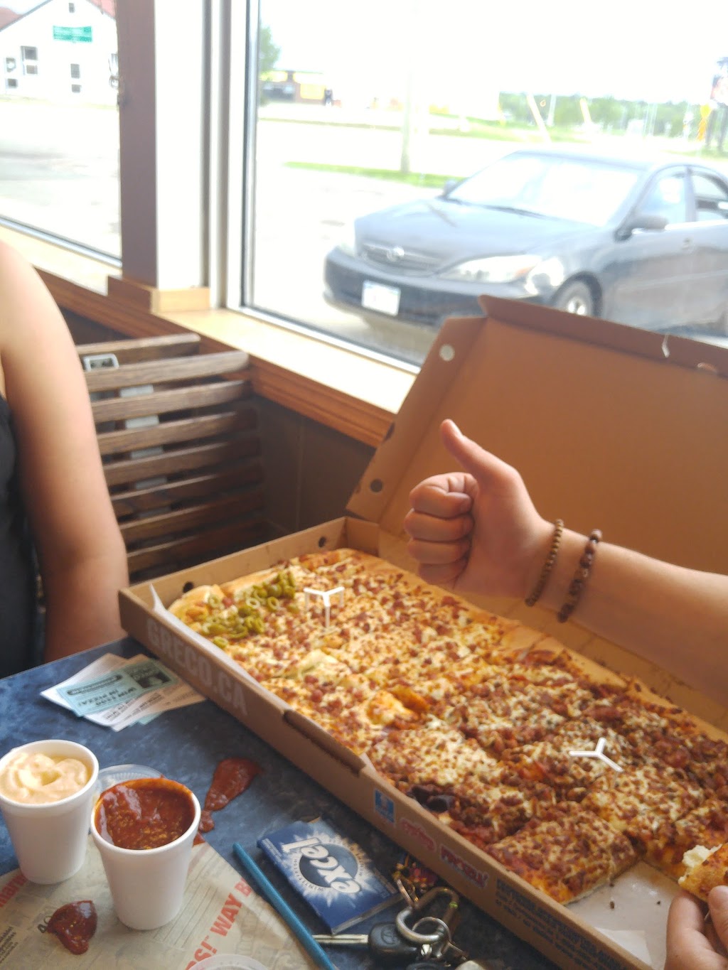 Greco Pizza | 120 Killam Dr, Moncton, NB E1C 3R7, Canada | Phone: (506) 853-1044