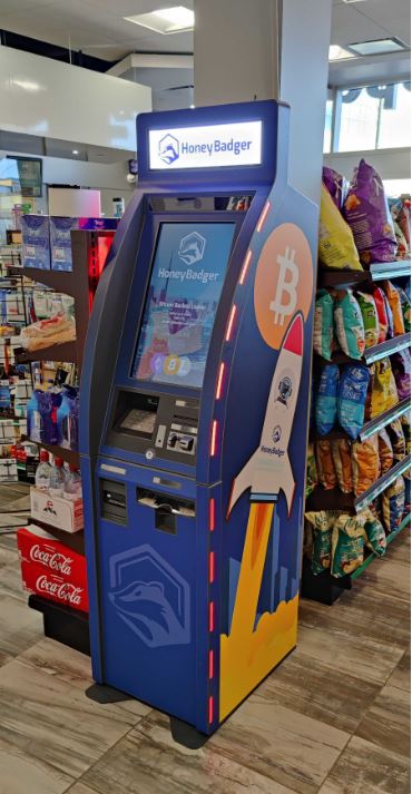 HoneyBadger Bitcoin ATM at The Local Spot | 5586 Windermere Blvd #101, Edmonton, AB T6W 0S4, Canada | Phone: (855) 499-1149