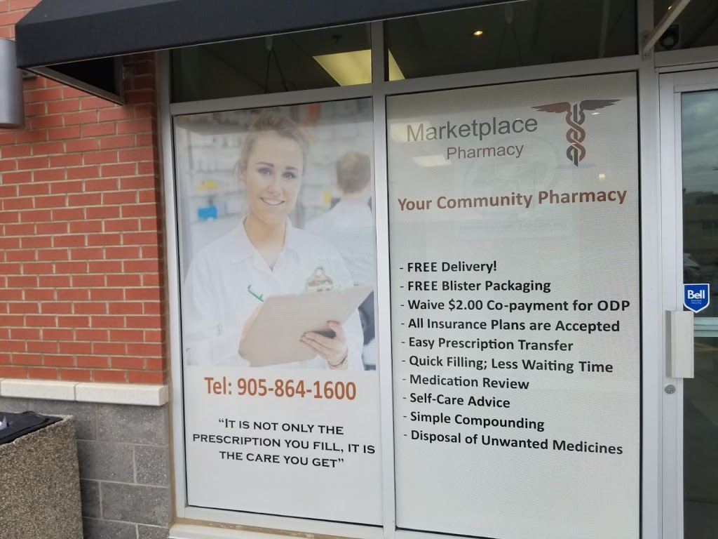 Marketplace Pharmacy Milton | 1015 Bronte St S #5B, Milton, ON L9T 8X3, Canada | Phone: (905) 864-1600