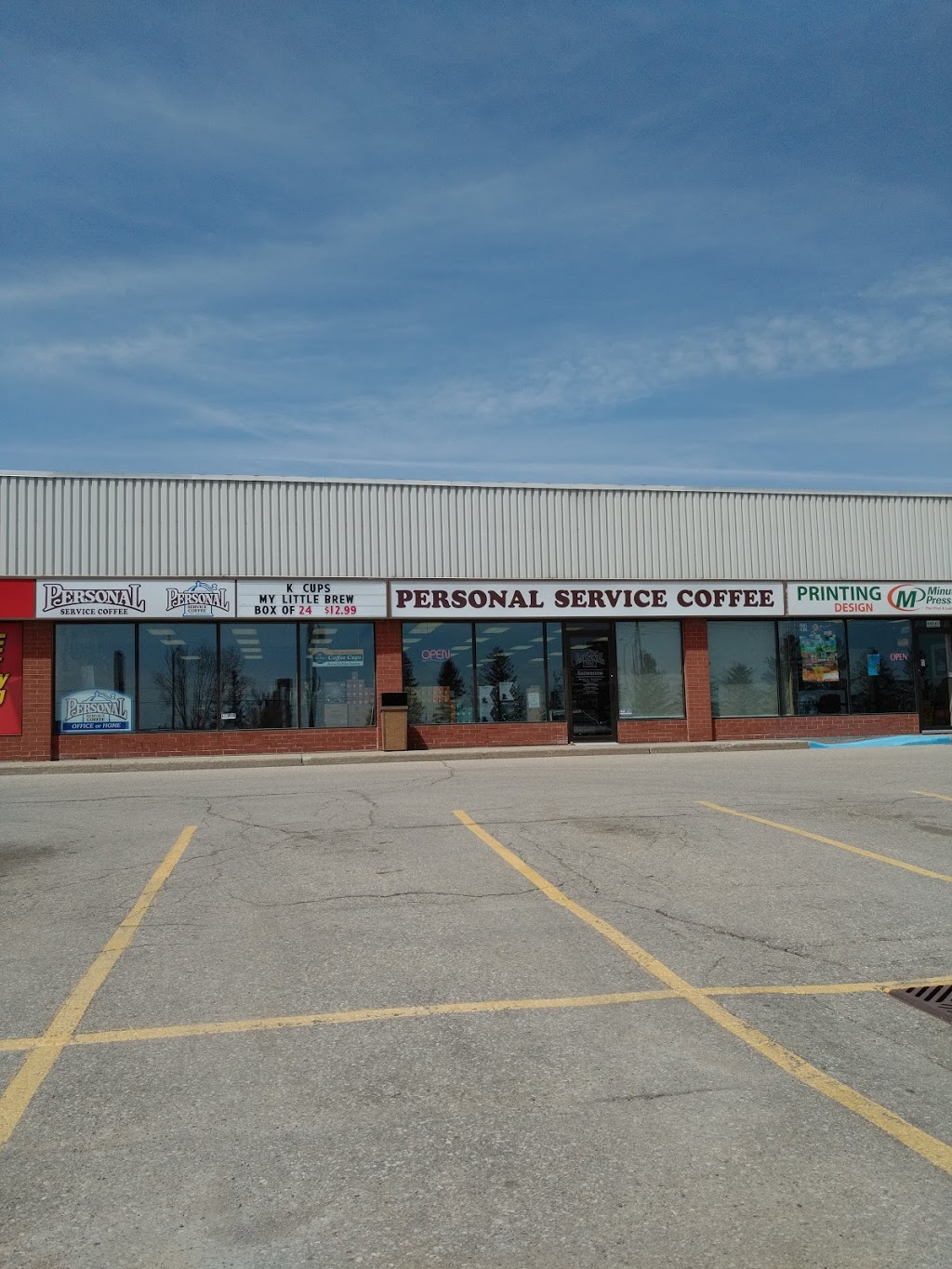 Personal Service Coffee | 1147 Dundas St, Woodstock, ON N4S 8W3, Canada | Phone: (519) 539-4586