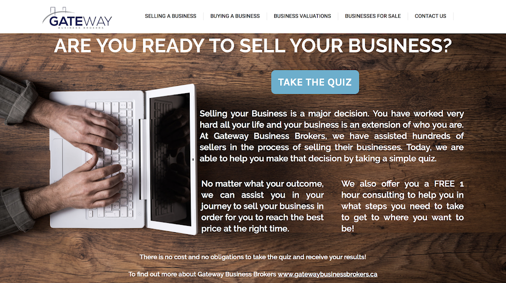 Gateway Business Brokers | 236 McCabe Lake Dr, Middle Sackville, NS B4E 0M8, Canada | Phone: (855) 537-0773
