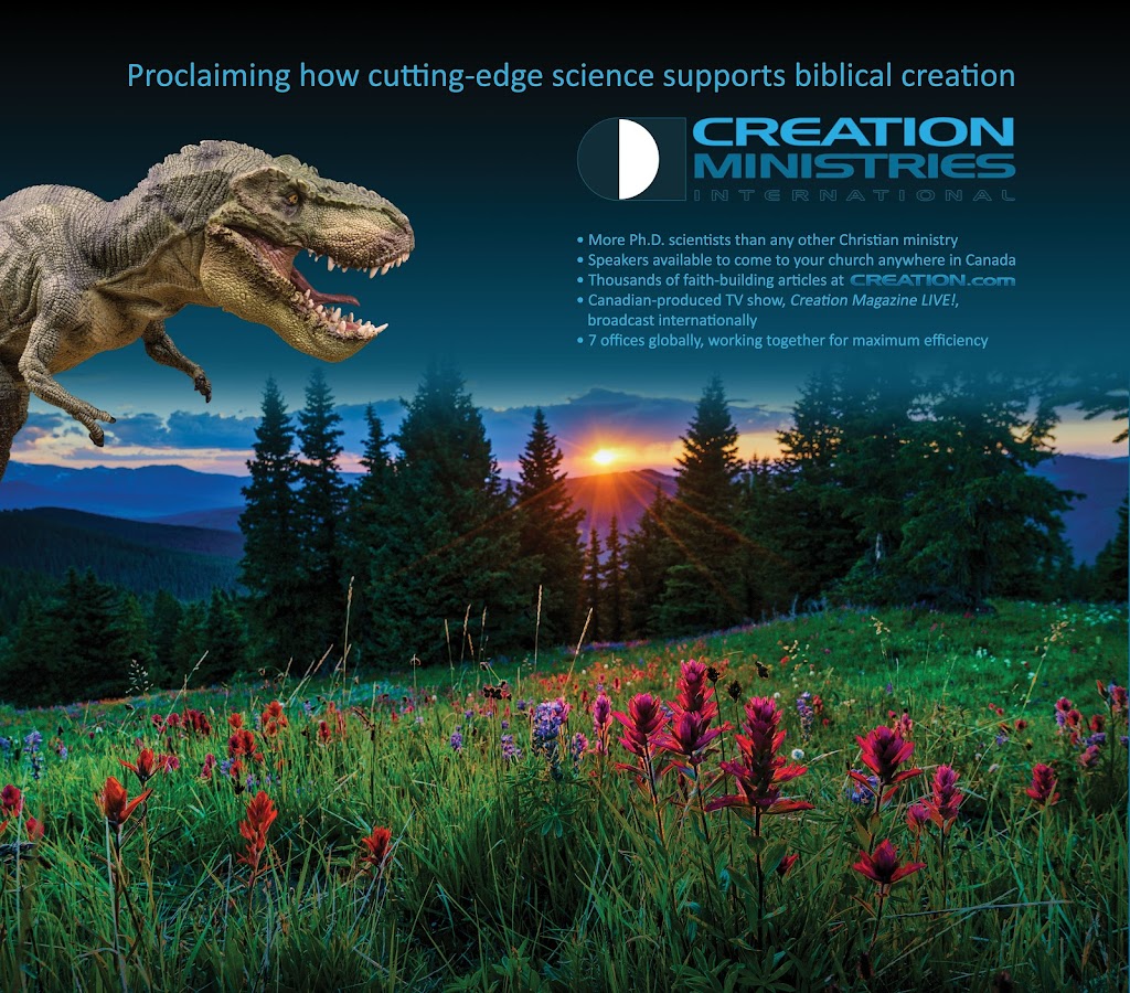 Creation Ministries International | 300 Mill St #7, Kitchener, ON N2M 5G8, Canada | Phone: (519) 746-7616