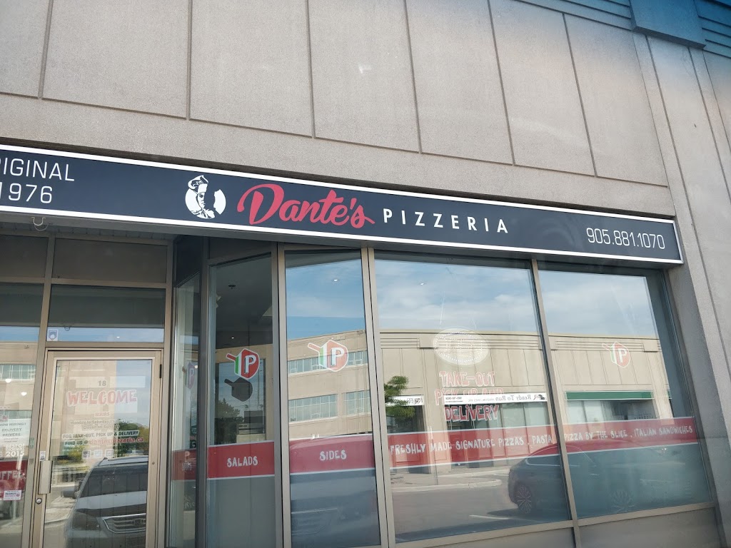 Dantes Pizzeria | 8700 Dufferin St #18, Concord, ON L4K 4S6, Canada | Phone: (905) 881-1070