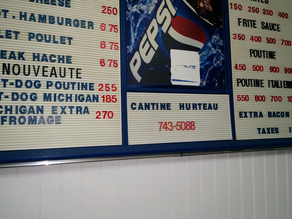 Cantine Hurteau Enr | 112 Avenue de lHôtel-Dieu, Sorel-Tracy, QC J3P 1L4, Canada | Phone: (450) 743-5088