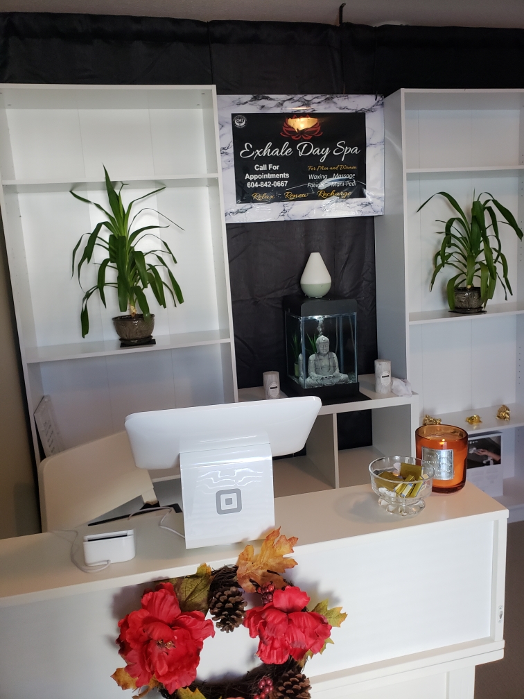 Exhale Day Spa | 7155 189 St Unit 48, Surrey, BC V4N 5S8, Canada | Phone: (604) 842-0667