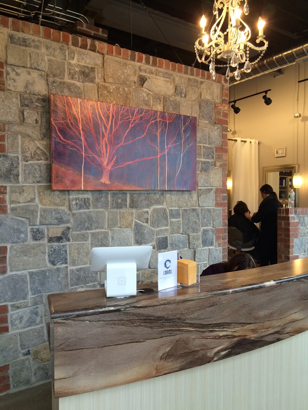 Canvas Salon & Gallery | 9520 Main St, Clarence, NY 14031, USA | Phone: (716) 320-5867