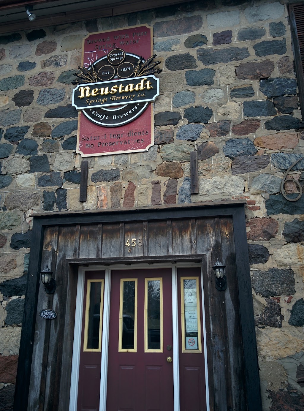 Neustadt Springs Brewery | 456 Jacob St, Neustadt, ON N0G 2M0, Canada | Phone: (519) 799-5790