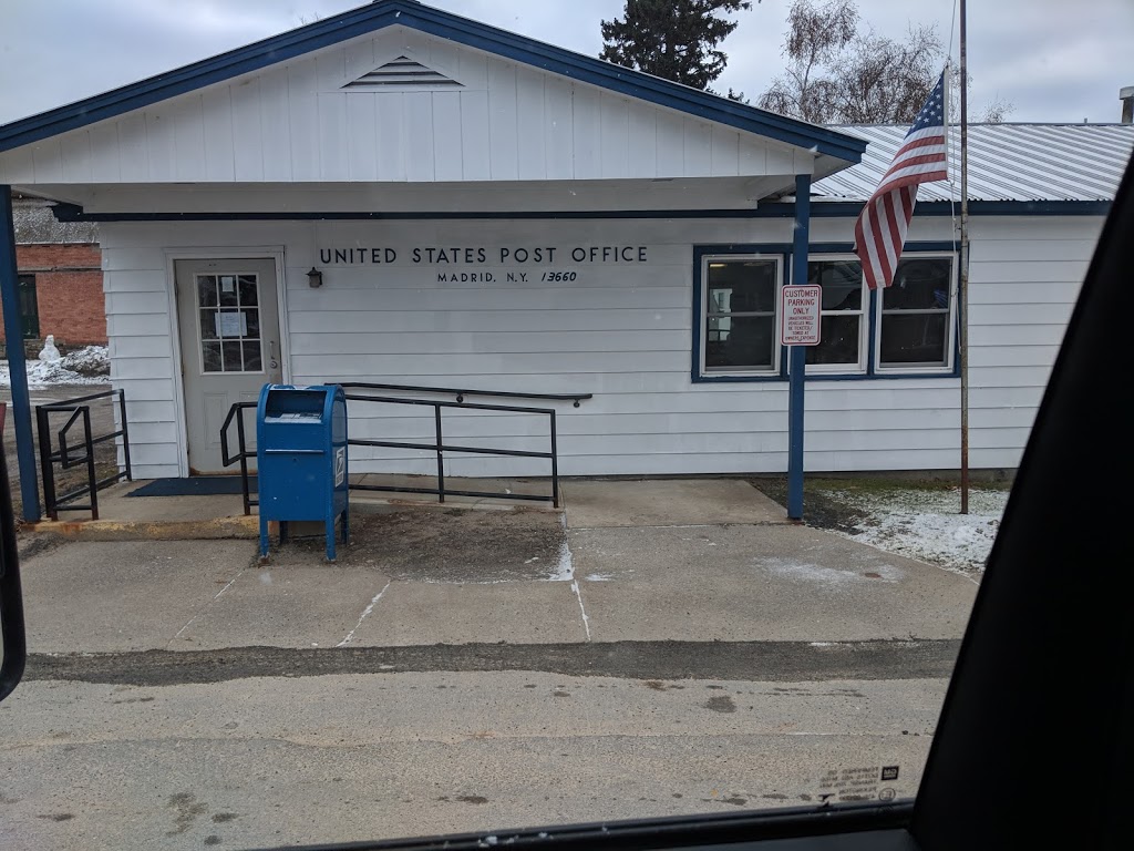 United States Postal Service | 3 Church St, Madrid, NY 13660, USA | Phone: (800) 275-8777