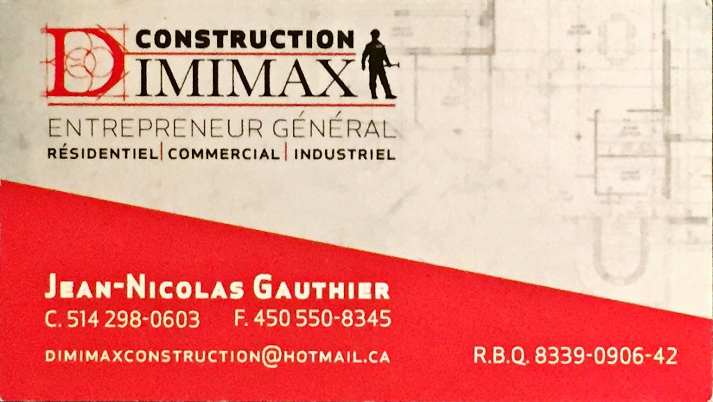 Dimimax Construction | 3915 Rue Rideau, Saint-Hubert, QC J3Y 5N1, Canada | Phone: (514) 298-0603