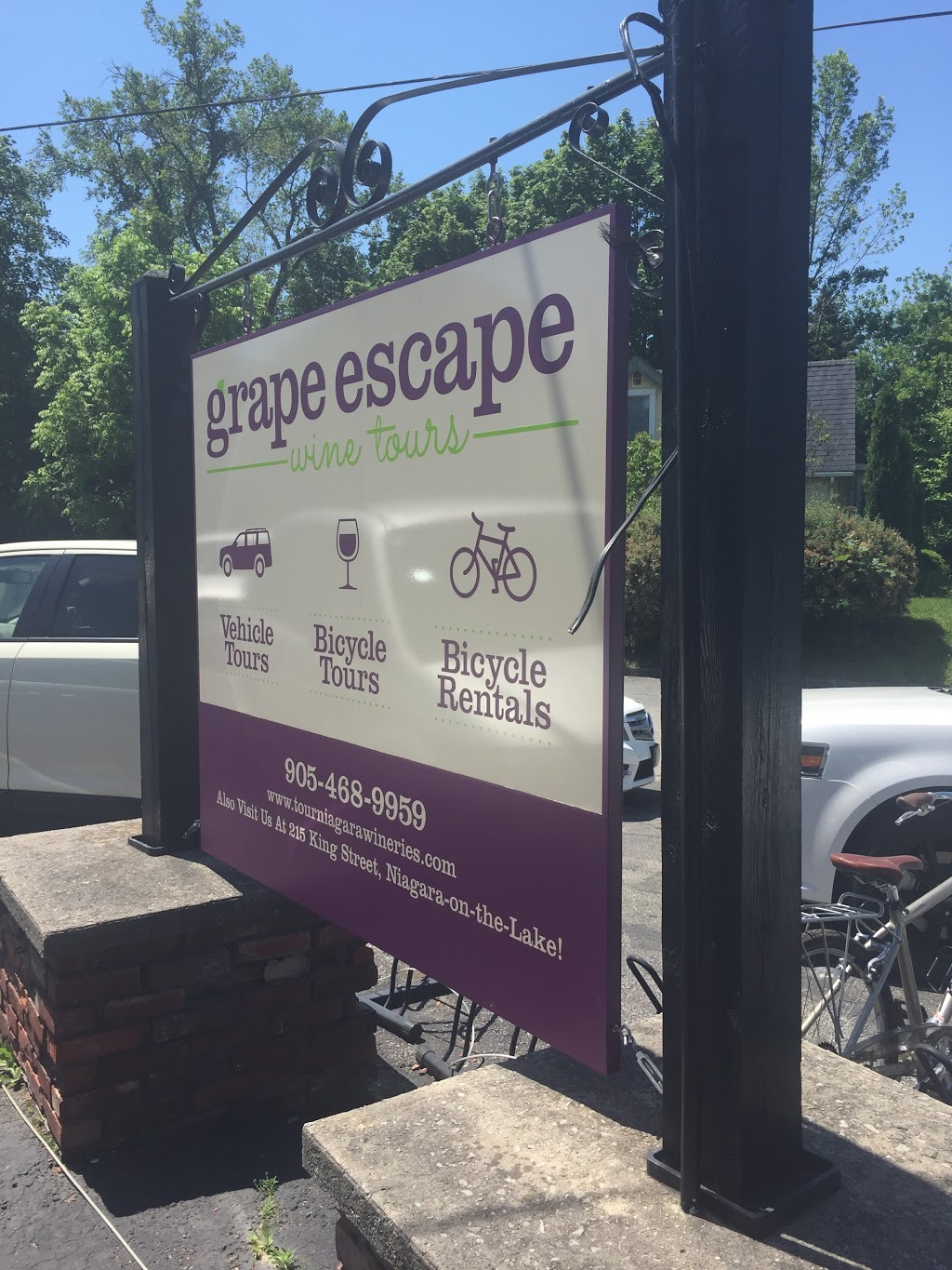 Grape Escape Bicycle Tours & Rentals | 1627 Niagara Stone Rd, Niagara-on-the-Lake, ON L0S 1J0, Canada | Phone: (905) 468-9959