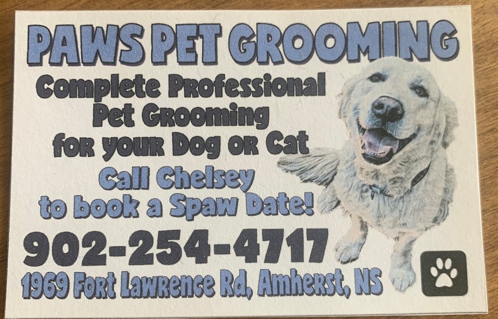 Paws Pet Grooming | 1969 Fort Lawrence Rd, Amherst, NS B4H 3Y5, Canada | Phone: (902) 254-4717