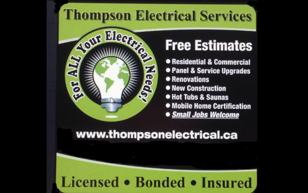 Thompson Electrical Services | 3174 Cowichan Lake Rd, Duncan, BC V9L 4B9, Canada | Phone: (250) 701-2621