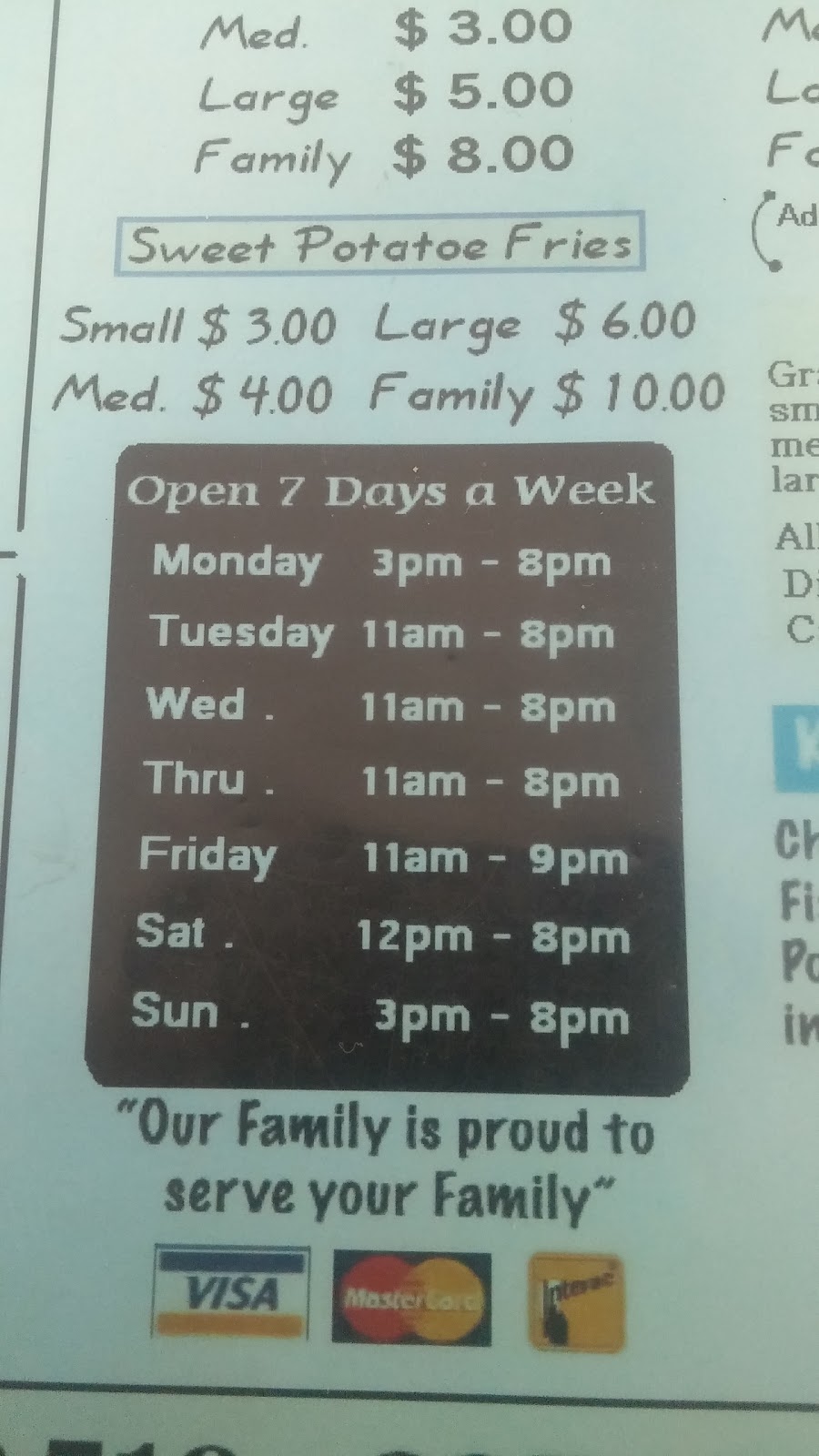Williams Fish & Chips Take-Out | 279 Main St S, Exeter, ON N0M 1S3, Canada | Phone: (519) 235-3474