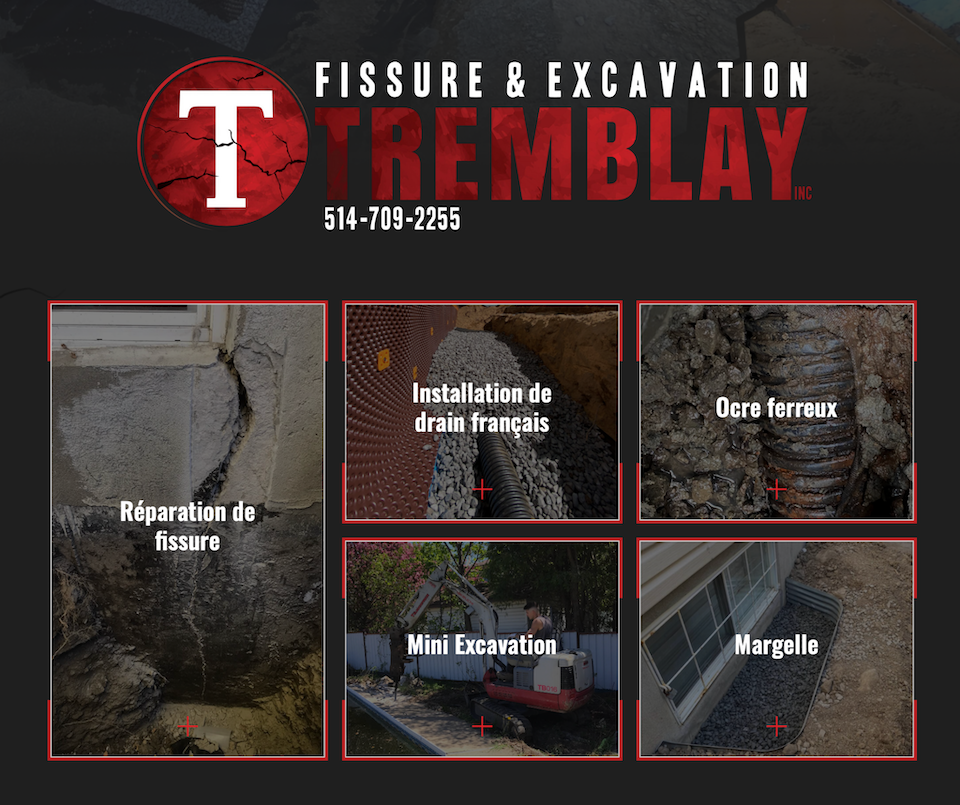 Fissure & Excavation Tremblay - Fissure Mirabel | 13447 Rue Gladu, Mirabel, QC J7J 1B4, Canada | Phone: (514) 709-2255