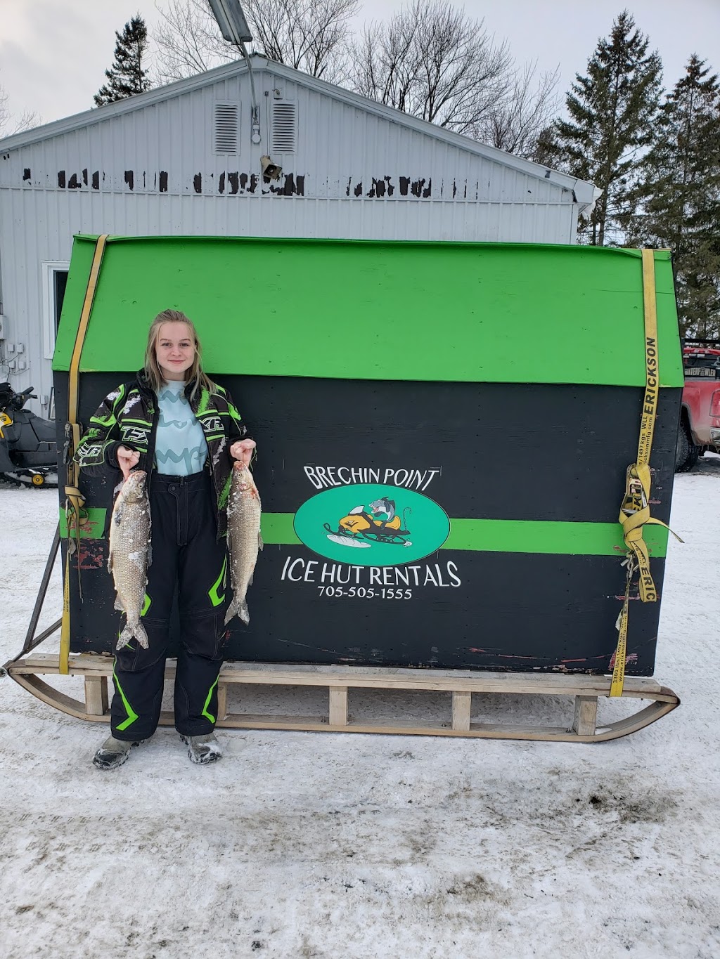Brechin Point Ice Hut Rentals Inc. | 10 Simcoe Rd, Brechin, ON L0K 1B0, Canada | Phone: (705) 505-1555