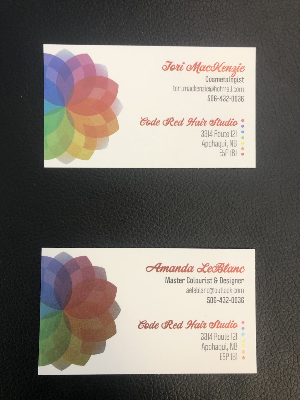 Code Red Hair Studio | 3314 NB-121, Apohaqui, NB E5P 1A2, Canada | Phone: (506) 432-0036