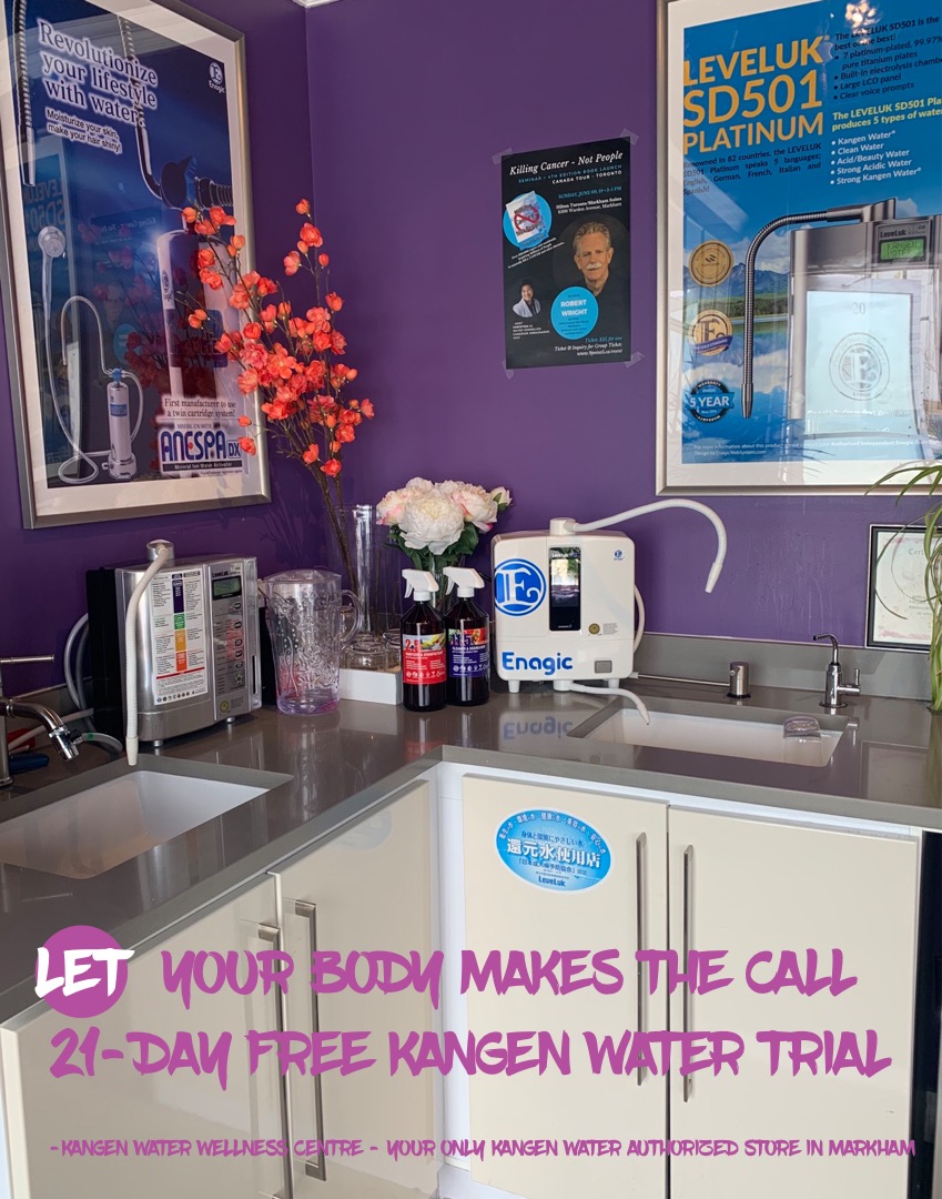 Kangen Water Wellness Centre (Markham) - Enagic Authorized Store | 290 Yorktech Dr #20, Markham, ON L6G 0A7, Canada | Phone: (647) 926-9838