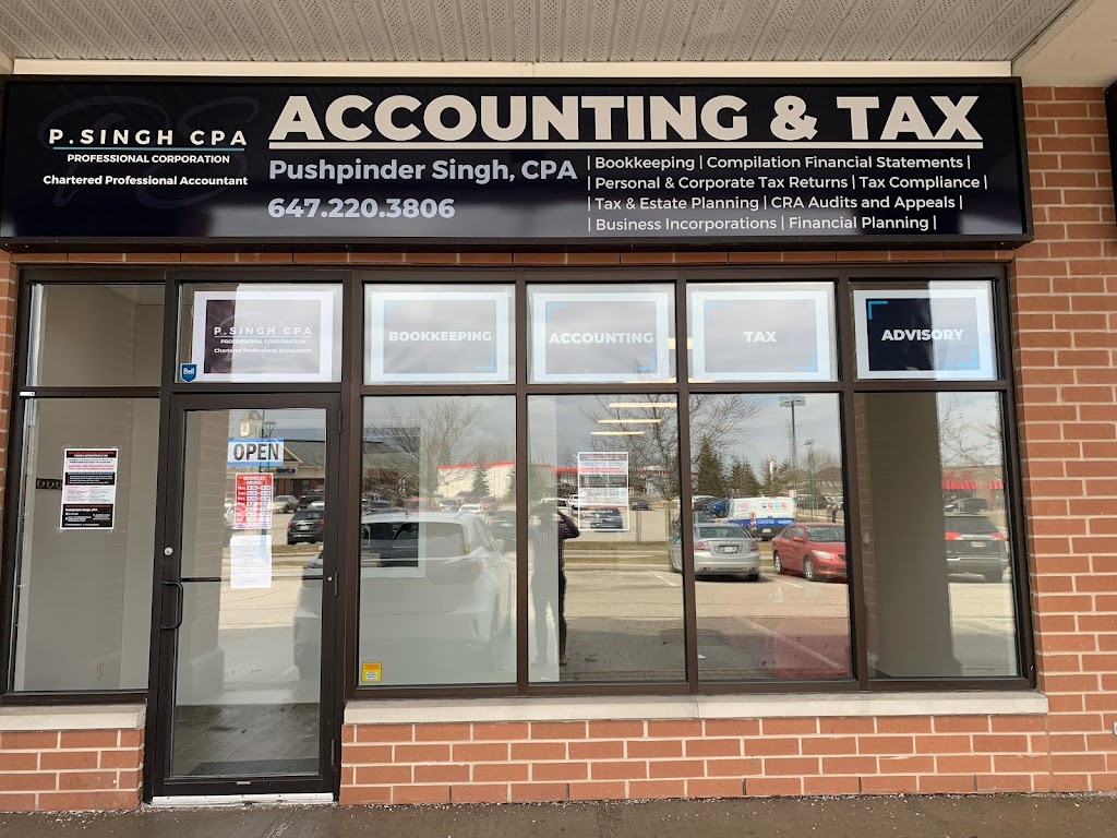 PSingh CPA Professional Corporation | 900 Jamieson Pkwy Unit 12, Cambridge, ON N3C 4N6, Canada | Phone: (647) 220-3806