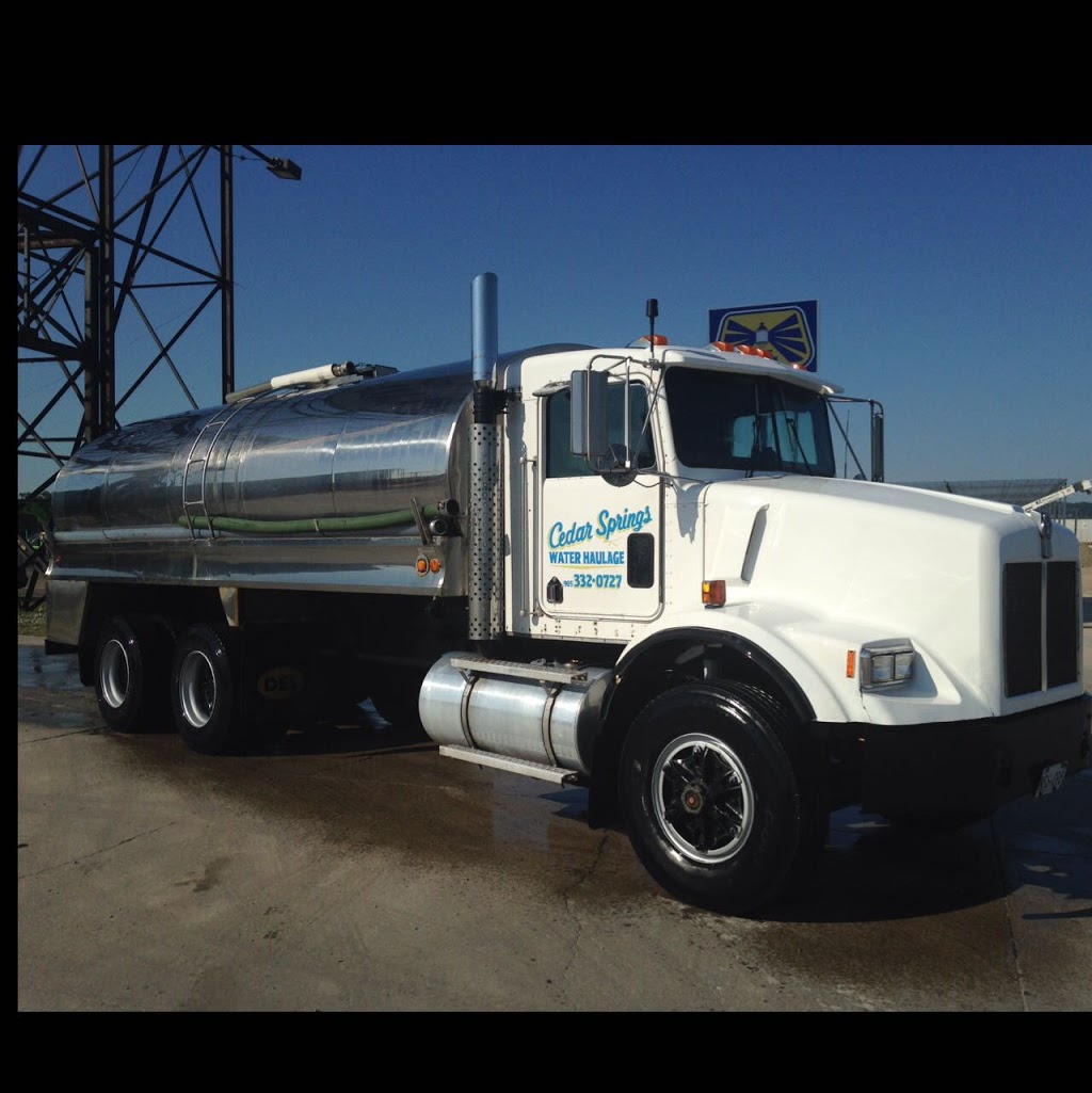 Cedar Springs Water Haulage Inc. | 1152 Edgewood Rd, Millgrove, ON L0R 1V0, Canada | Phone: (905) 332-0727
