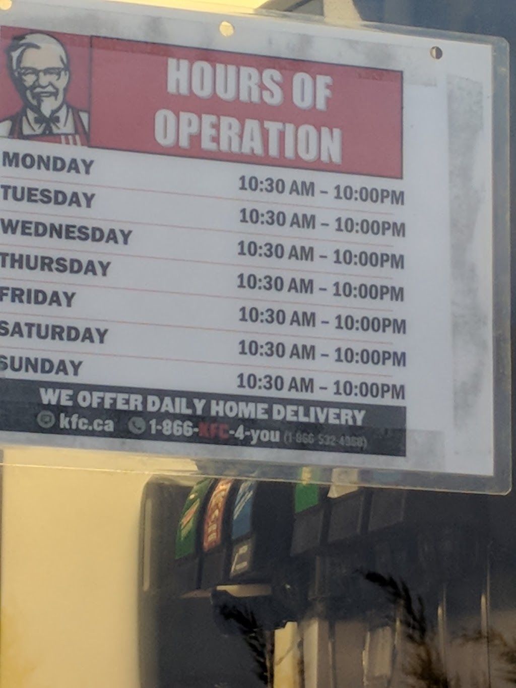 KFC | 26320 Woodbine Avenue Building C Unit, # 1, Keswick, ON L4P 4C3, Canada | Phone: (905) 476-2060