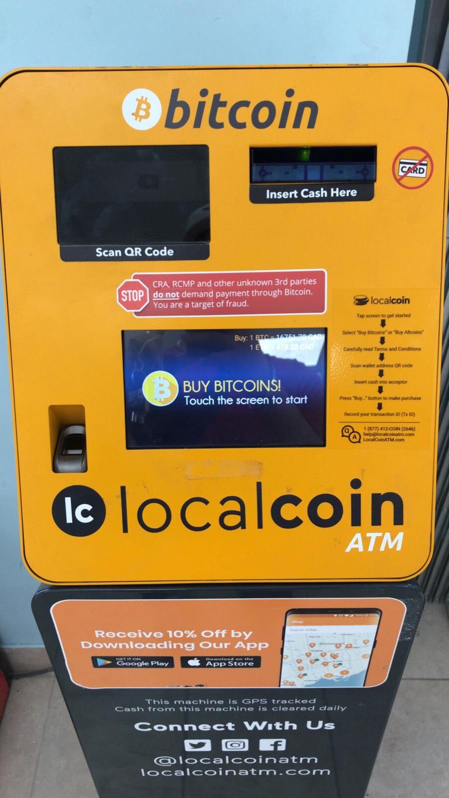 Localcoin Bitcoin ATM - In N Out Convenience | 2080 Ness Ave, Winnipeg, MB R3J 0Z3, Canada | Phone: (877) 412-2646