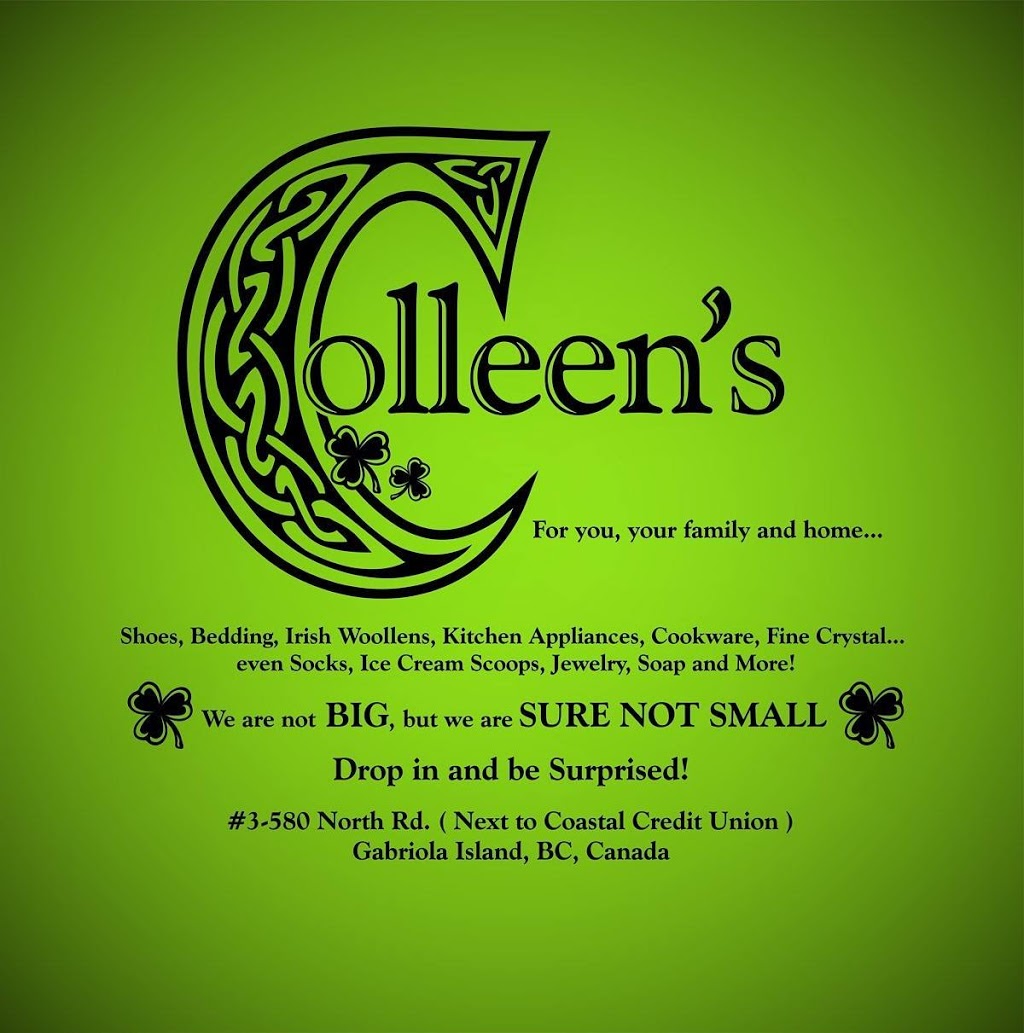 Colleens Home & Fashion Centre | 580 N Rd, Gabriola, BC V0R 1X3, Canada | Phone: (250) 247-7911