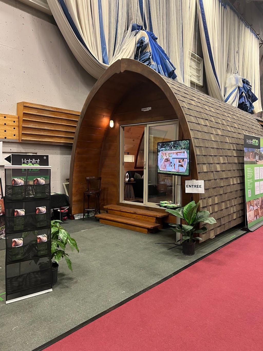 HabitatPod | 120 Rte du Quai, Sainte-Monique, QC G0W 2T0, Canada | Phone: (877) 717-1763