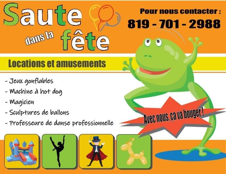 Saute dans la fête | 2701 Rue André, Trois-Rivières, QC G9B 7S6, Canada | Phone: (819) 701-2988
