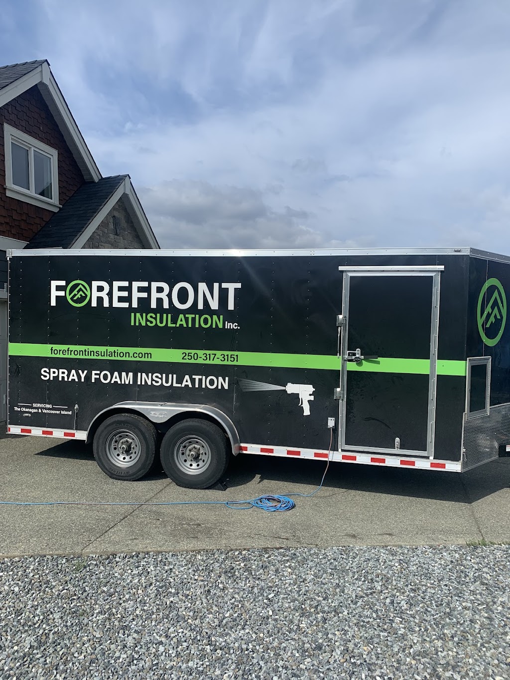 Forefront spray foam insulation Vancouver island | 880 Hayden Pl, Mill Bay, BC V0R 2P3, Canada | Phone: (250) 317-3151