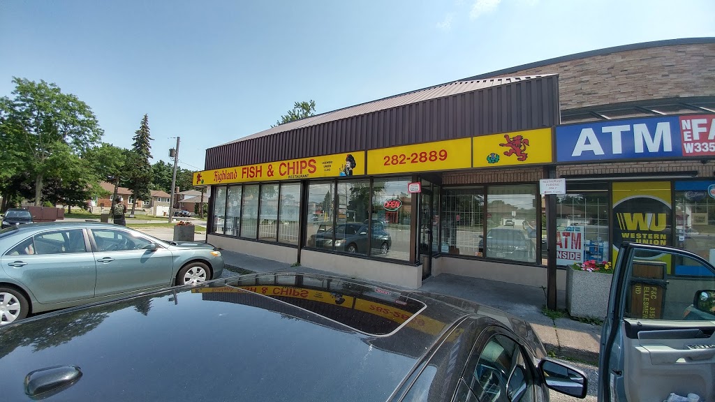 Highland Fish & Chips | 3357 Ellesmere Rd, Scarborough, ON M1C 1H1, Canada | Phone: (416) 282-2889