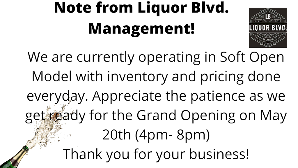 Liquor Blvd. | 3420 Ewing Trail SW, Edmonton, AB T6X 1A1, Canada | Phone: (587) 401-4763