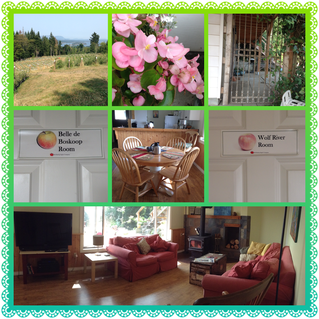 B&B @ Salt Spring Apple Company | 529 Fulford-Ganges Rd, Salt Spring Island, BC V8K 2K1, Canada | Phone: (250) 537-4935